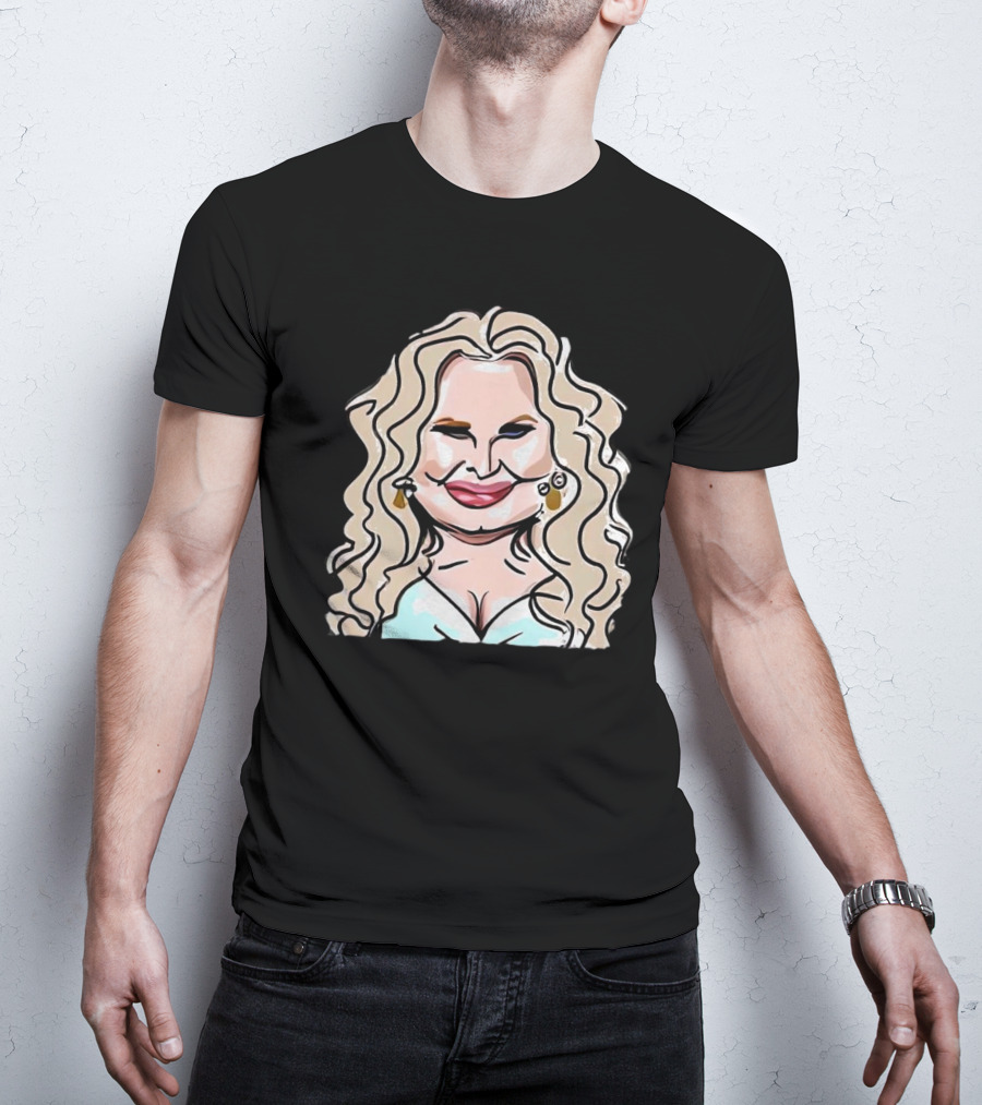 Jennifer Coolidge Cartoon Sticker T-Shirt