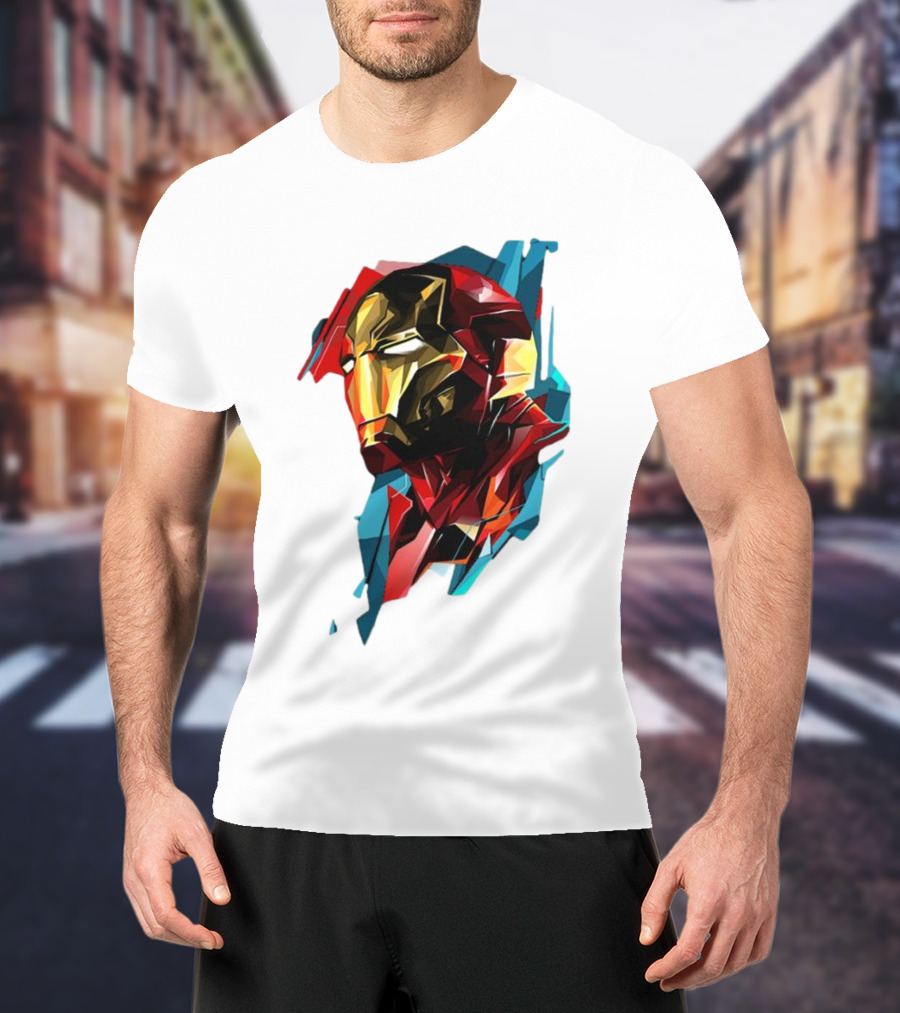 Marvel Avengers Endgame Iron Man Abstract T-Shirt