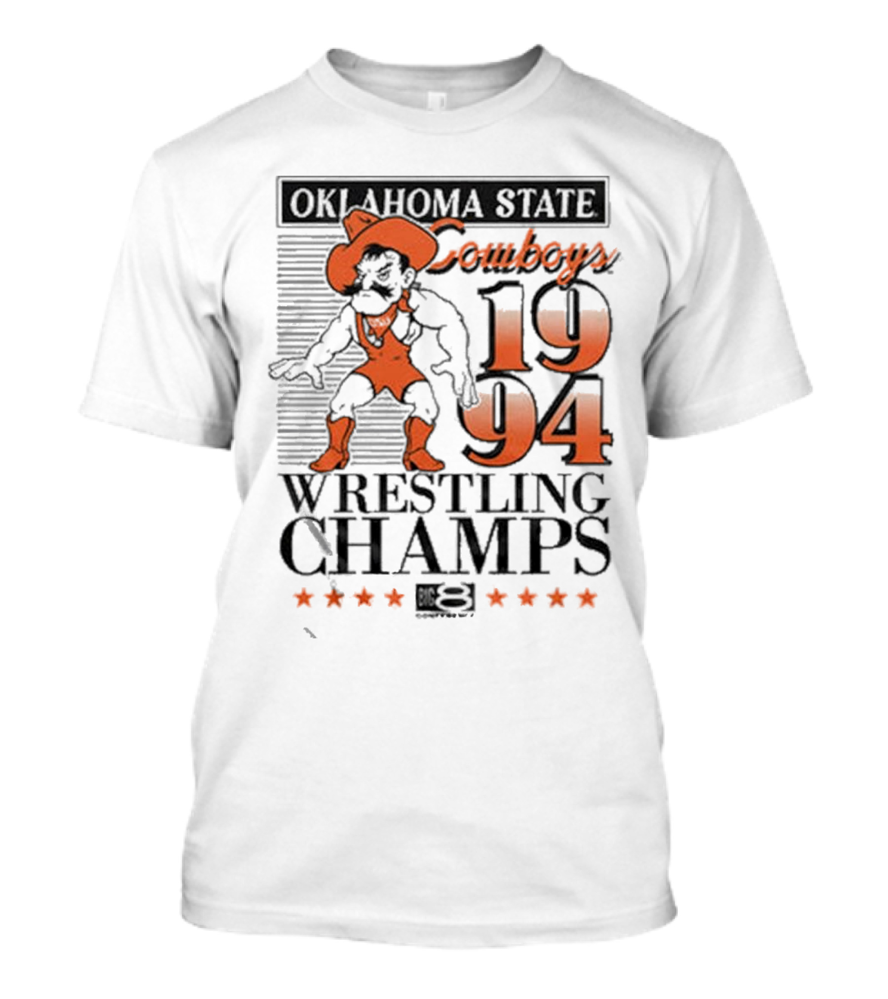 Oklahoma State Cowboys 1994 Wrestling Champs T-Shirt