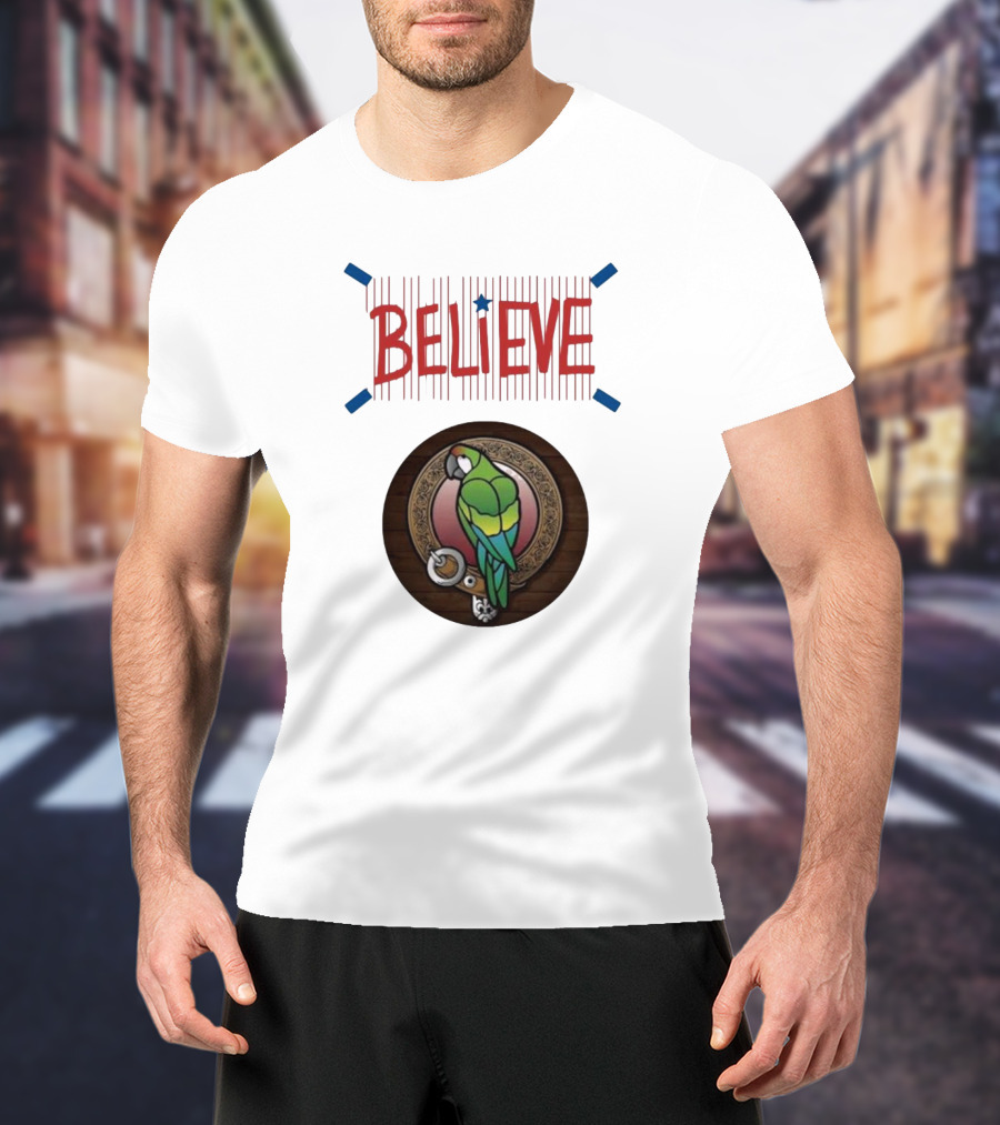 Believe Game Sound Red October At The Parrot Philadelphia Phillies T-Shirt