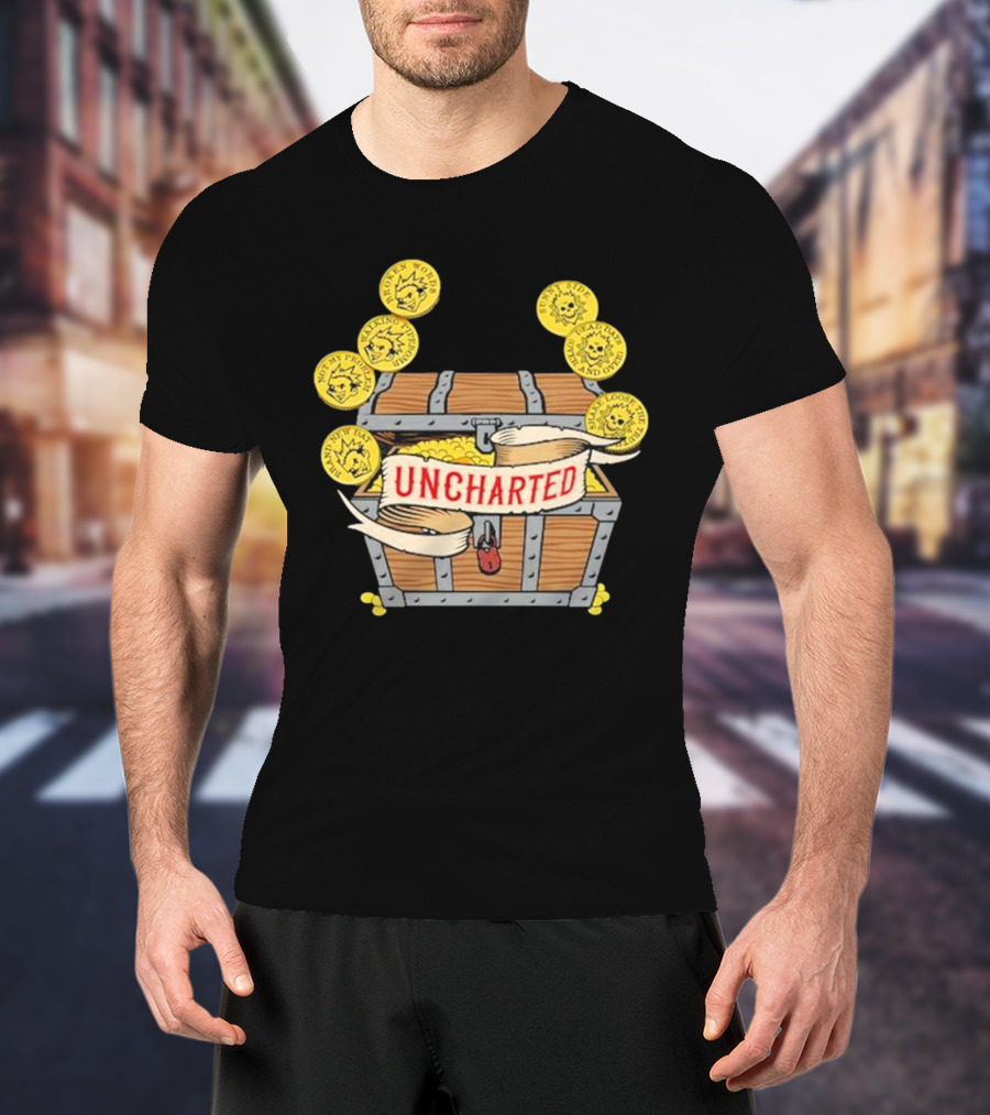 Less Than Jake Uncharted Treasure Chest And Coins T-Shirt