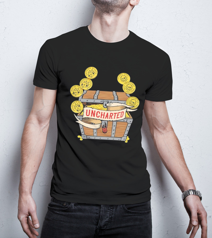 Less Than Jake Uncharted Treasure Chest And Coins T-Shirt