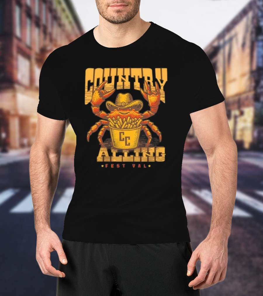 Country Calling Fest Val Crab Hat CC T-Shirt