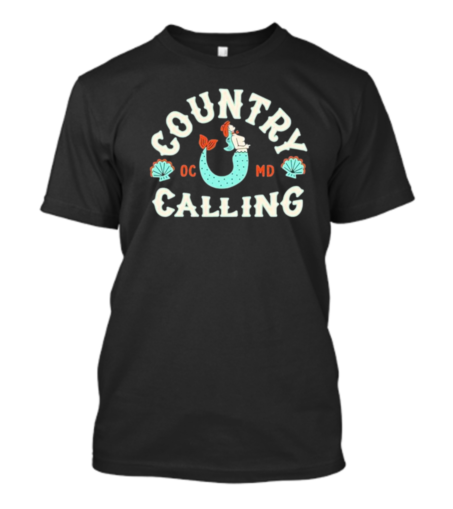 Country Calling Mermaid OC MD Festival T-Shirt