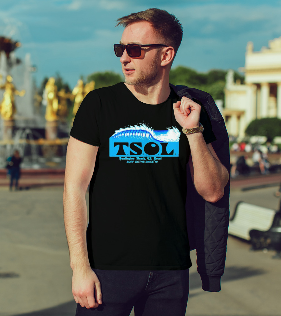 TSOL Surf Goths Huntington Beach CA Local Since 19 T-Shirt