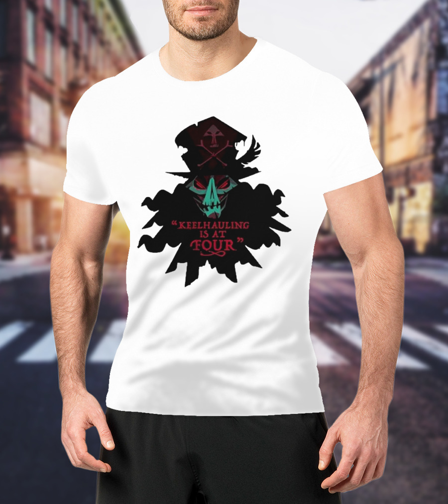 Devolver Digital Lechuck Keelhauling Is At Four Skulled Figure T-Shirt