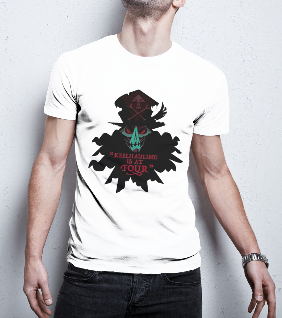 Devolver Digital Lechuck Keelhauling Is At Four Skulled Figure T-Shirt