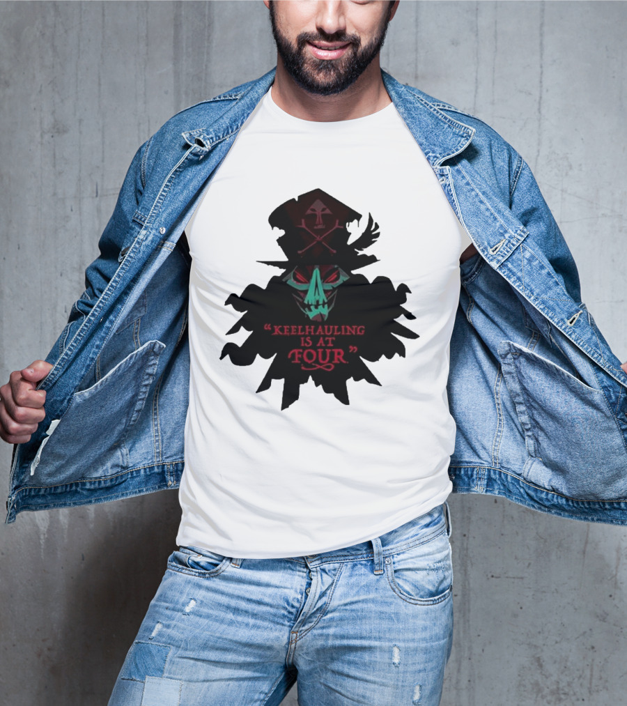 Devolver Digital Lechuck Keelhauling Is At Four Skulled Figure T-Shirt