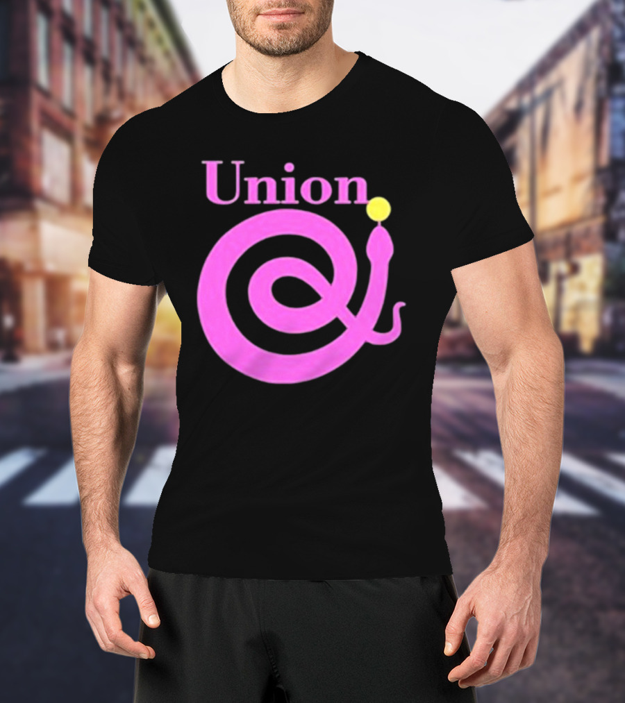 Union Pink Spiral Snake T-Shirt
