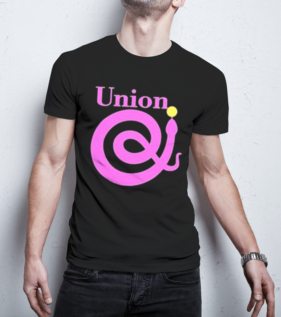 Union Pink Spiral Snake T-Shirt