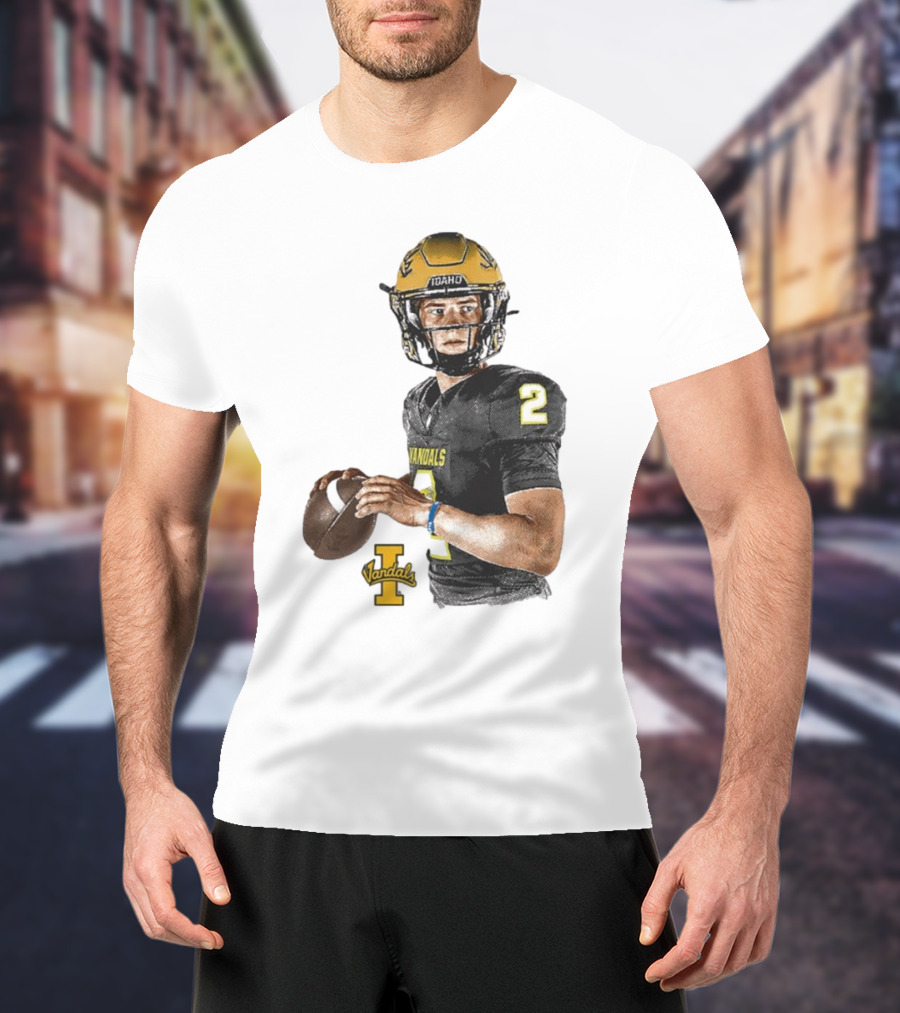 Idaho Vandals Football Player Jack Layne T-Shirt