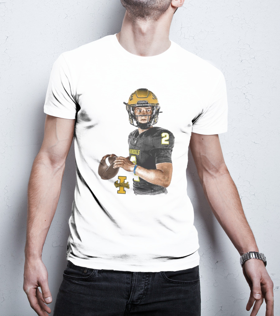 Idaho Vandals Football Player Jack Layne T-Shirt