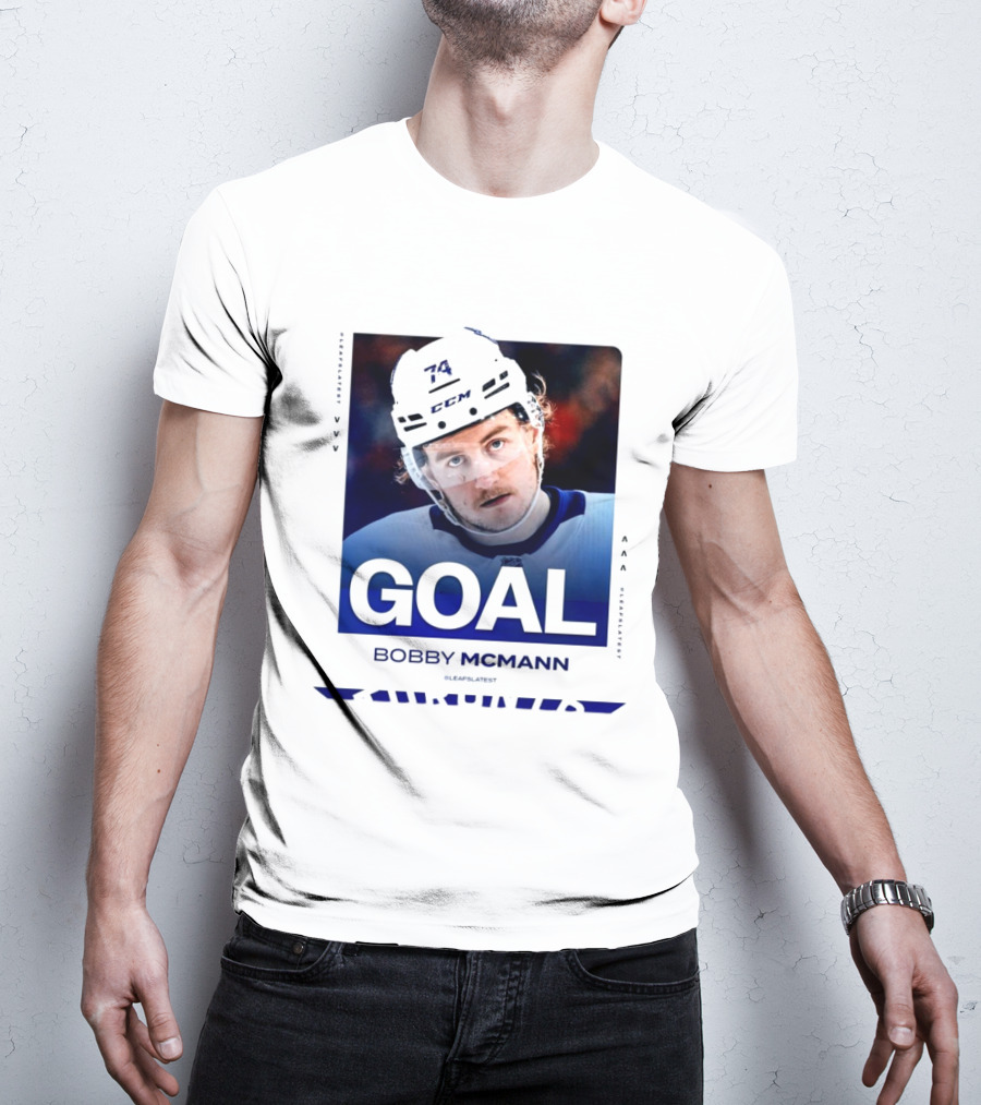 Toronto Maple Leafs NHL Goal Bobby McMann T-Shirt