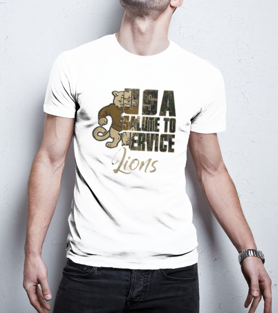 Penn State Nittany Lions USA Salute To Service Lions T-Shirt