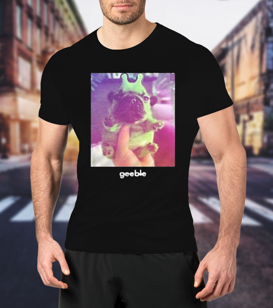 Pibble Palace Geeble Pug Crown T-Shirt