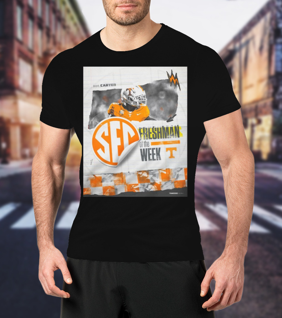 Boo Carter Freshman Of The Week SEC Tennessee Vols T-Shirt