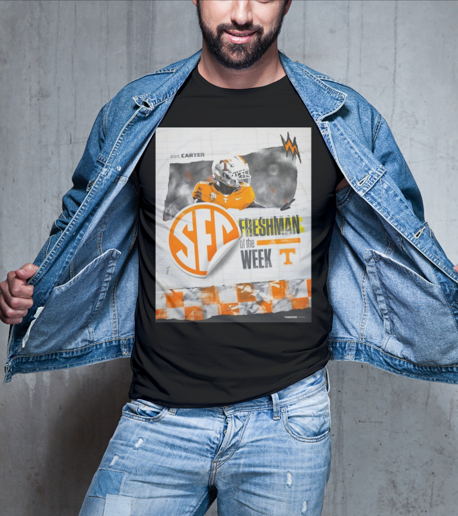 Boo Carter Freshman Of The Week SEC Tennessee Vols T-Shirt