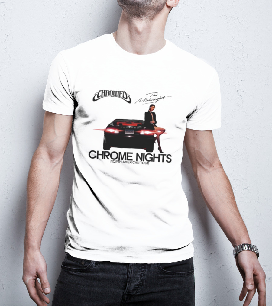 Chromeo The Midnight Chrome Nights North American Tour T-Shirt
