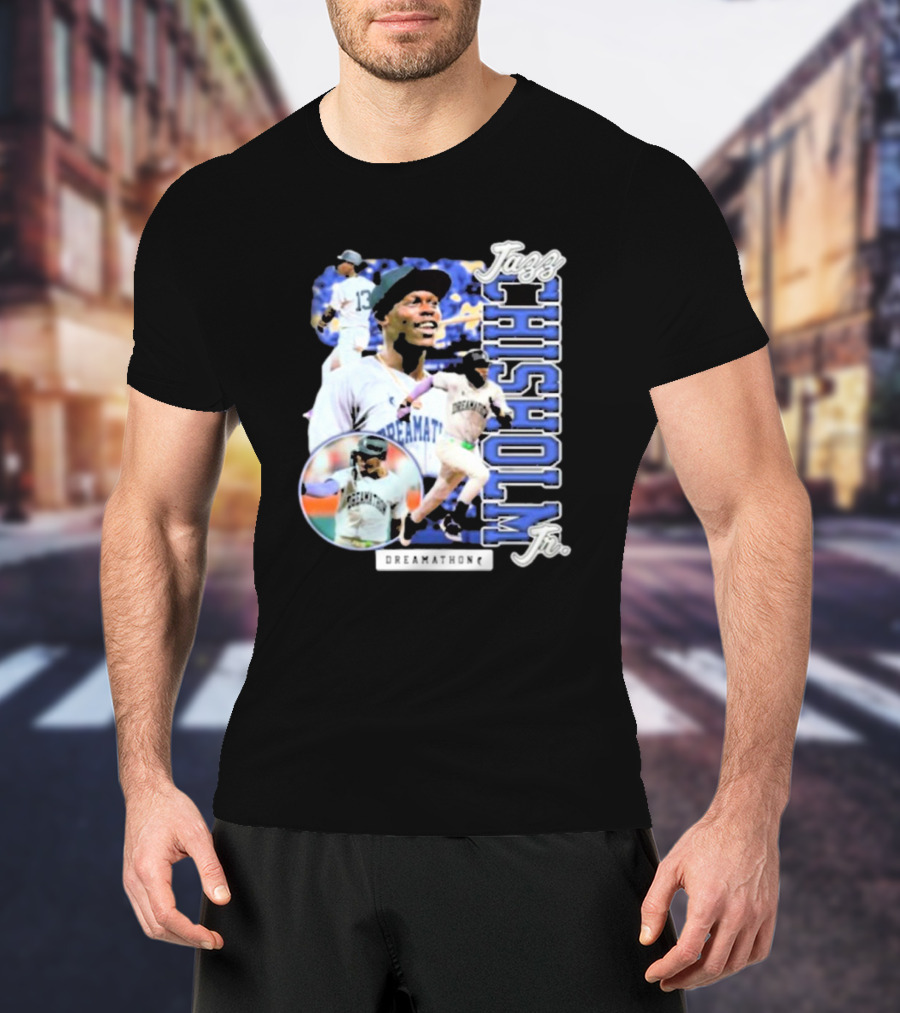 Jazz Chisholm Jr. Dreamathon Baseball Collage T-Shirt