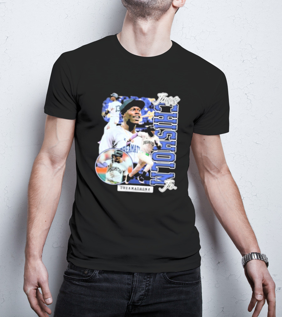 Jazz Chisholm Jr. Dreamathon Baseball Collage T-Shirt