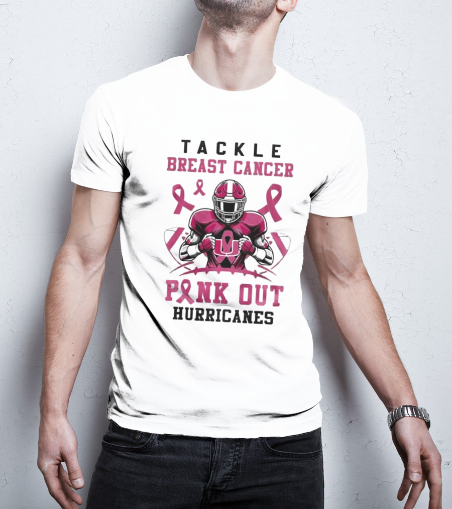 Tackle Breast Cancer Pink Out Hurricanes T-Shirt