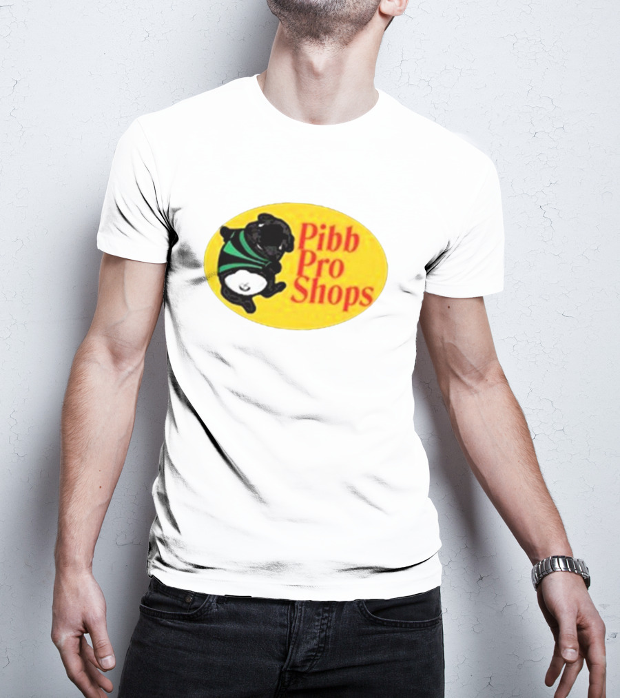 Pibble Palace Pibb Pro Shops Yellow Oval Bulldog T-Shirt