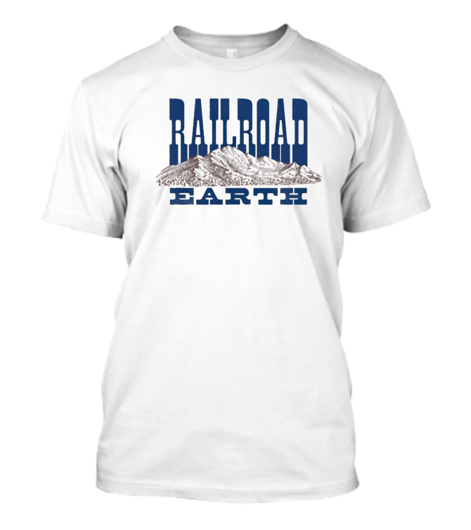 Railroad Earth Mountains Band Fall Tour T-Shirt