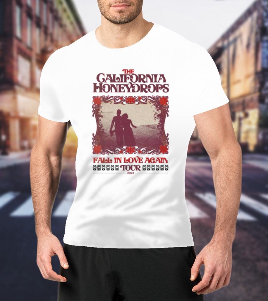 The California Honeydrops Fall In Love Again Tour T-Shirt