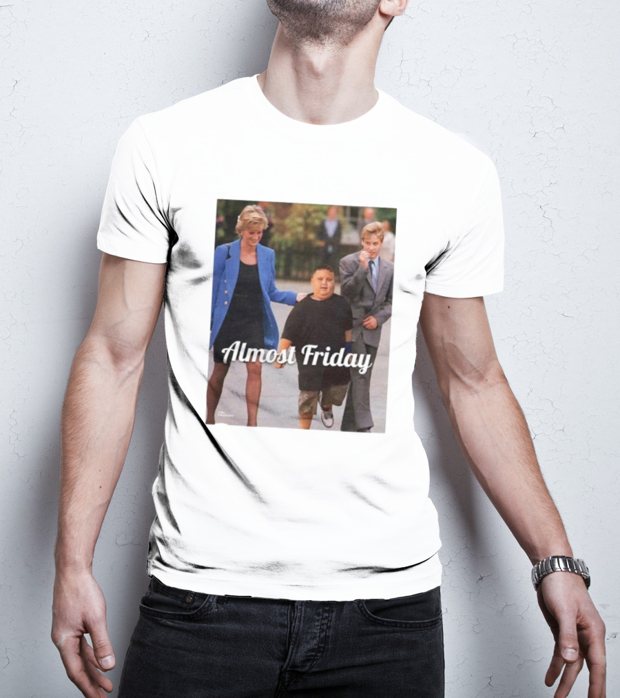 Almost Friday Rizzler Royalty Humorous Princess Iconic Moments T-Shirt