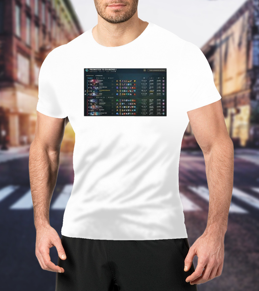 Promoted To Diamond I Ranked Solo Starlightapm Victory 멤버 10 Overview T-Shirt