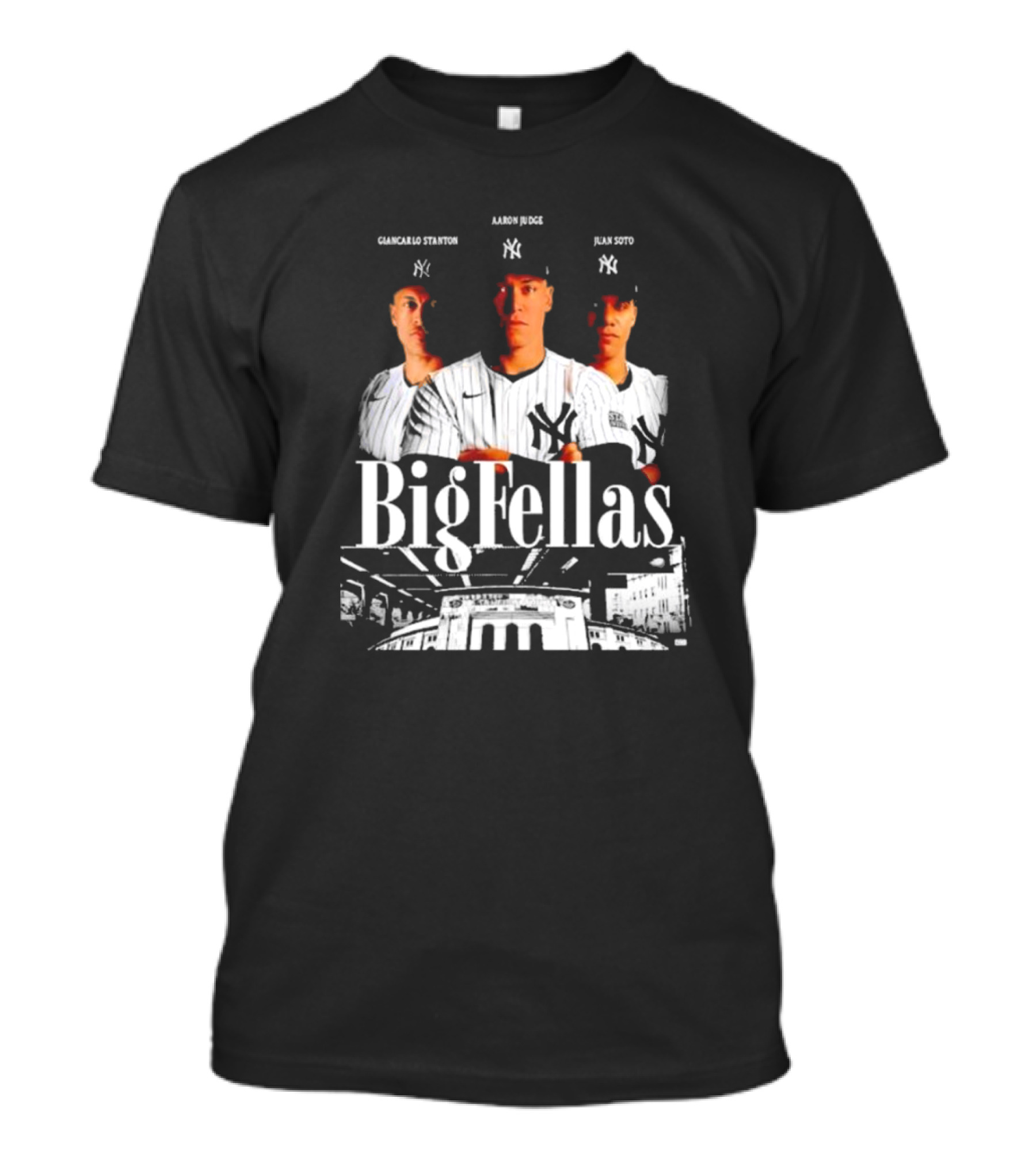 Giancarlo Stanton Aaron Judge Juan Soto Big Fellas New York Yankees Stadium T-Shirt