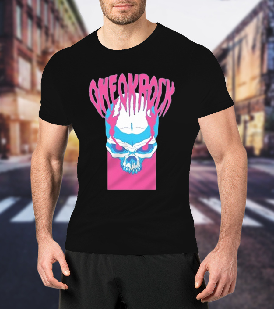 ONE OK ROCK Skull Neon T-Shirt