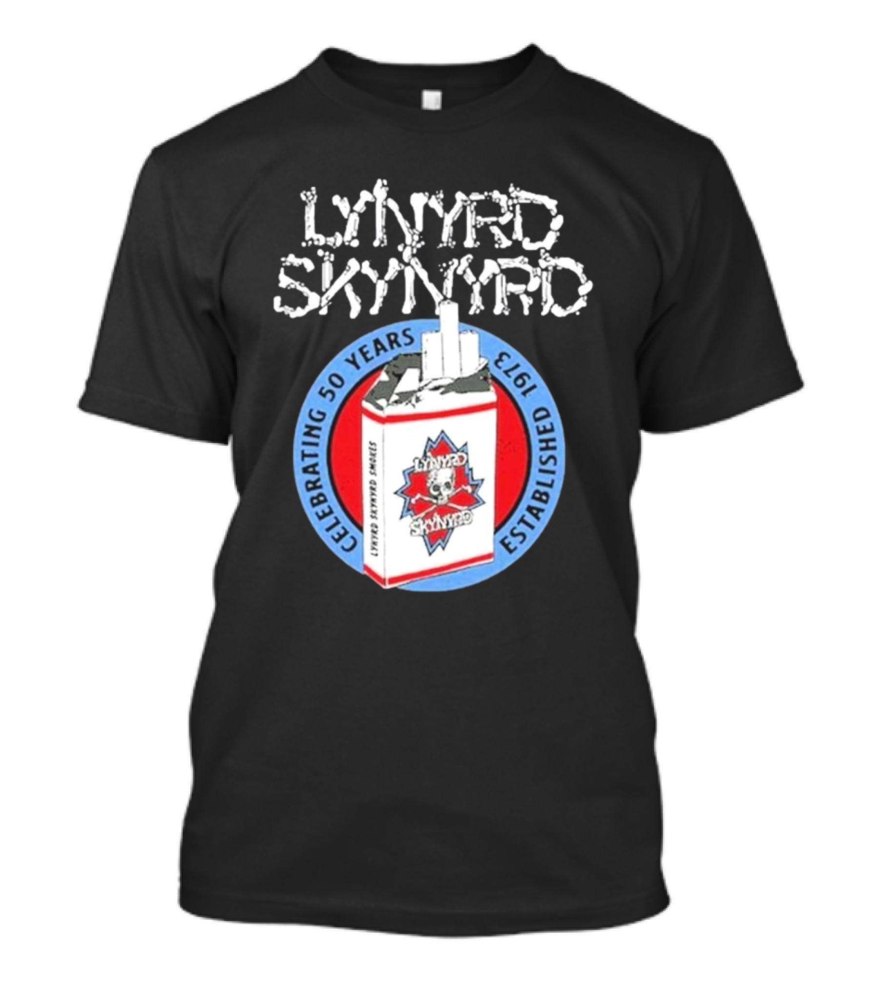 Lynyrd Skynyrd Established 1973 Celebrating 50 Years Smokes Tour T-Shirt