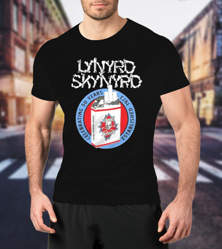 Lynyrd Skynyrd Established 1973 Celebrating 50 Years Smokes Tour T-Shirt