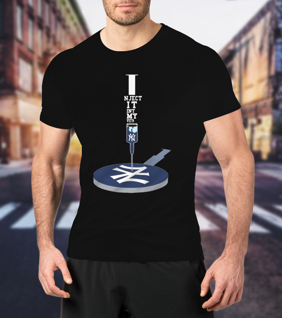 New York Yankees ALCS Inject It Into My Veins Syringe T-Shirt