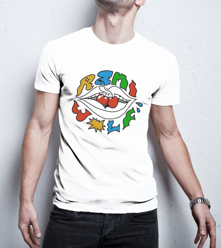 Remi Wolf Colorful Mouth Cherries T-Shirt