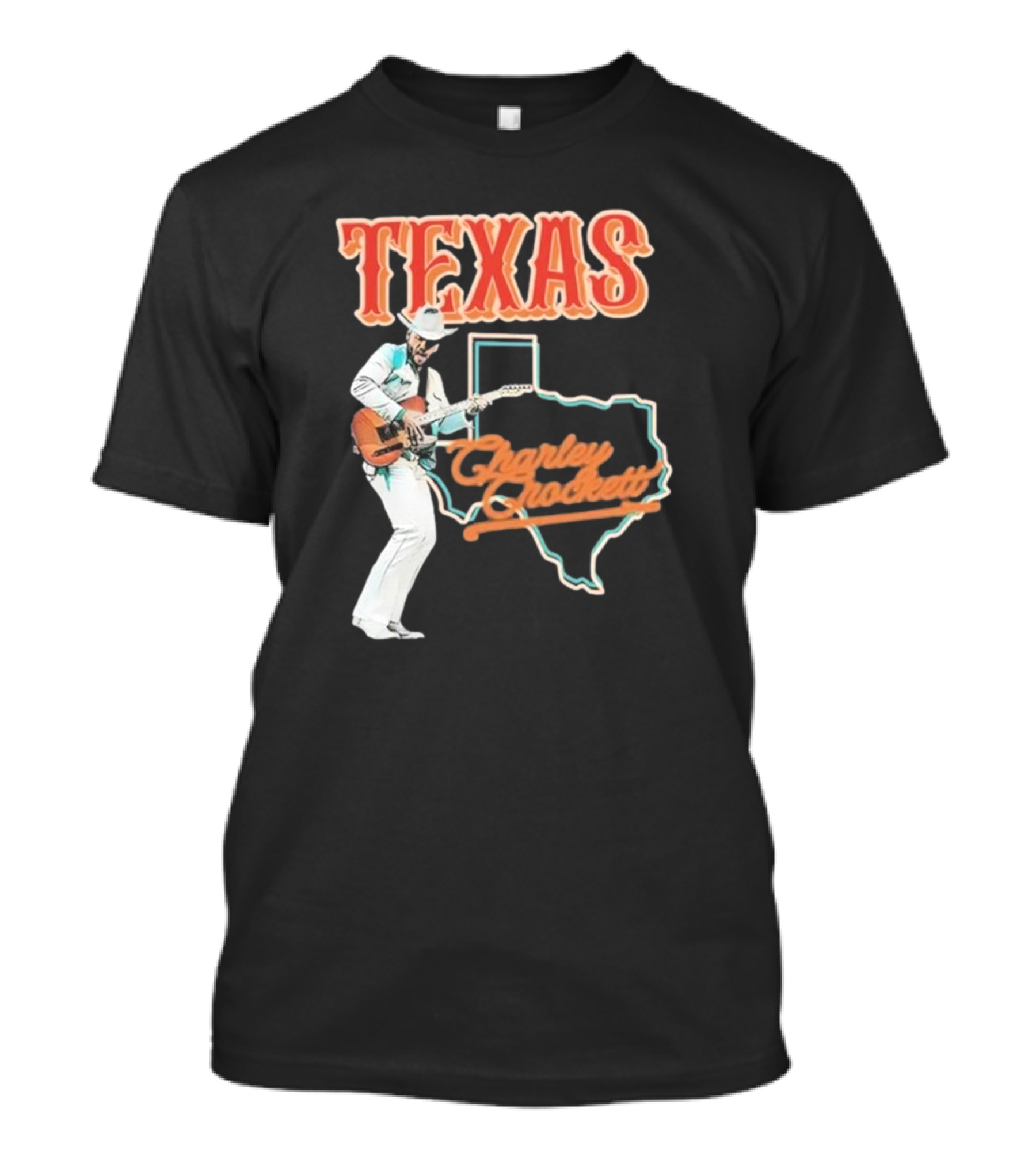 Texas Charley Crockett Cowboy Music T-Shirt