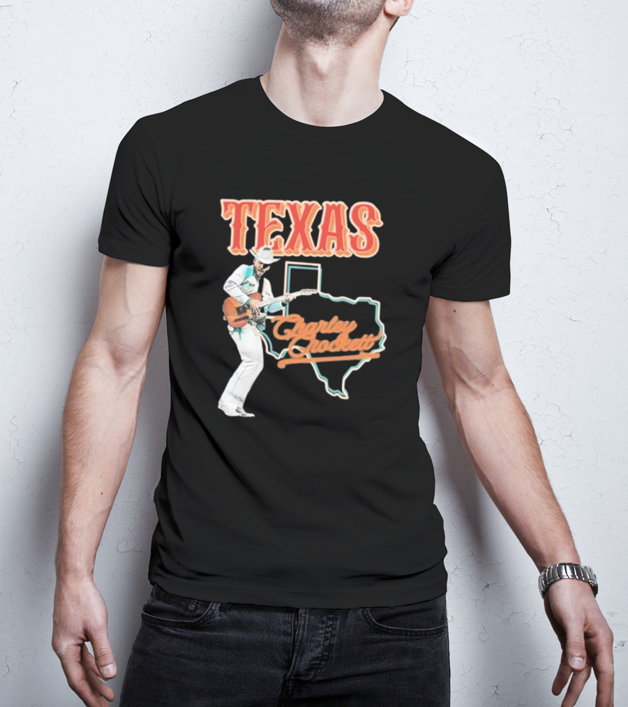 Texas Charley Crockett Cowboy Music T-Shirt