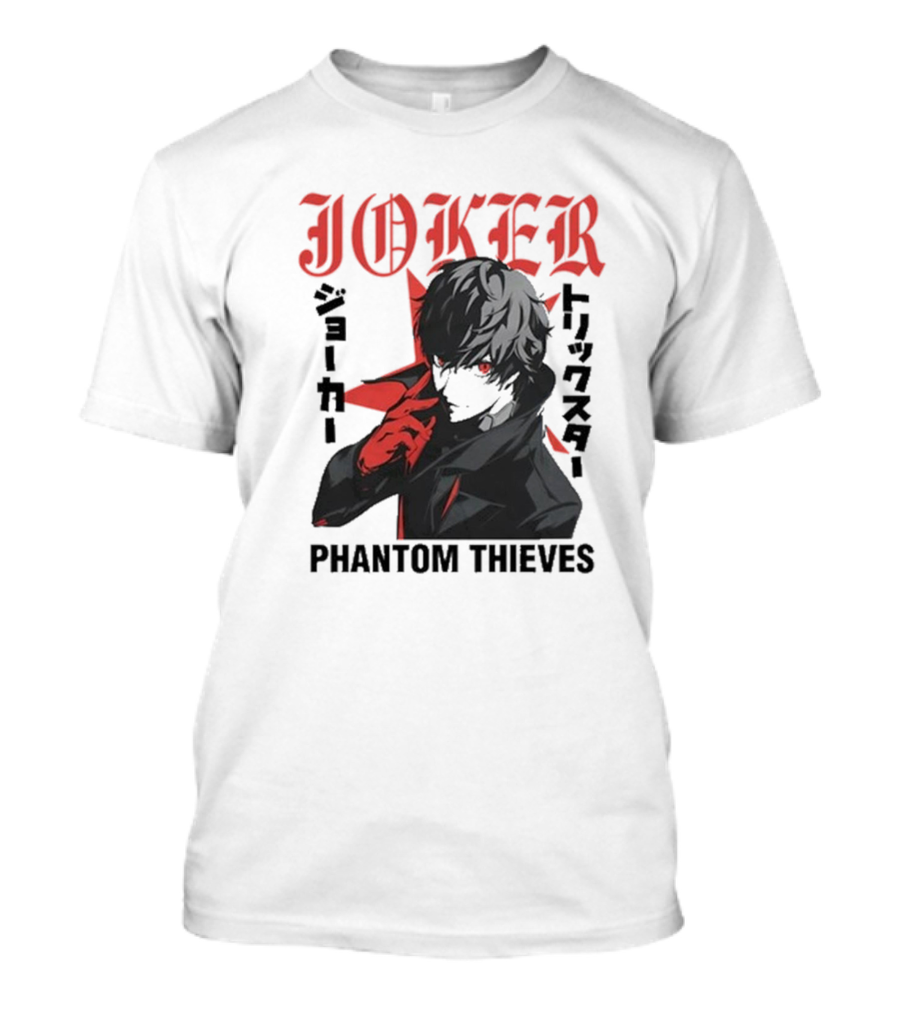 Joker Phantom Thieves Persona 5 Stylized Character T-Shirt