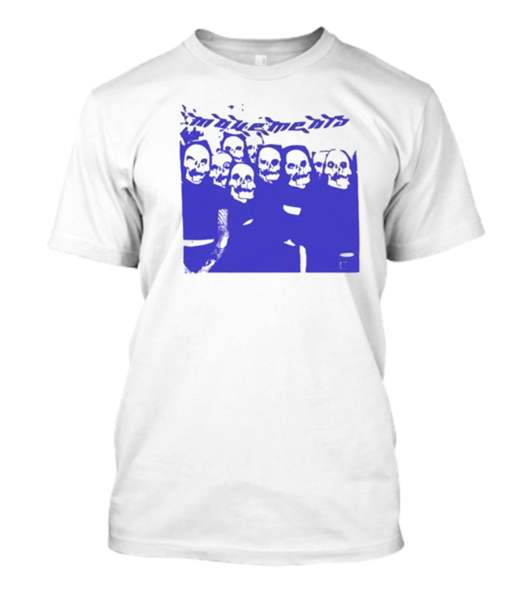 Movements Skeleton Mask Group Afraid To Die T-Shirt