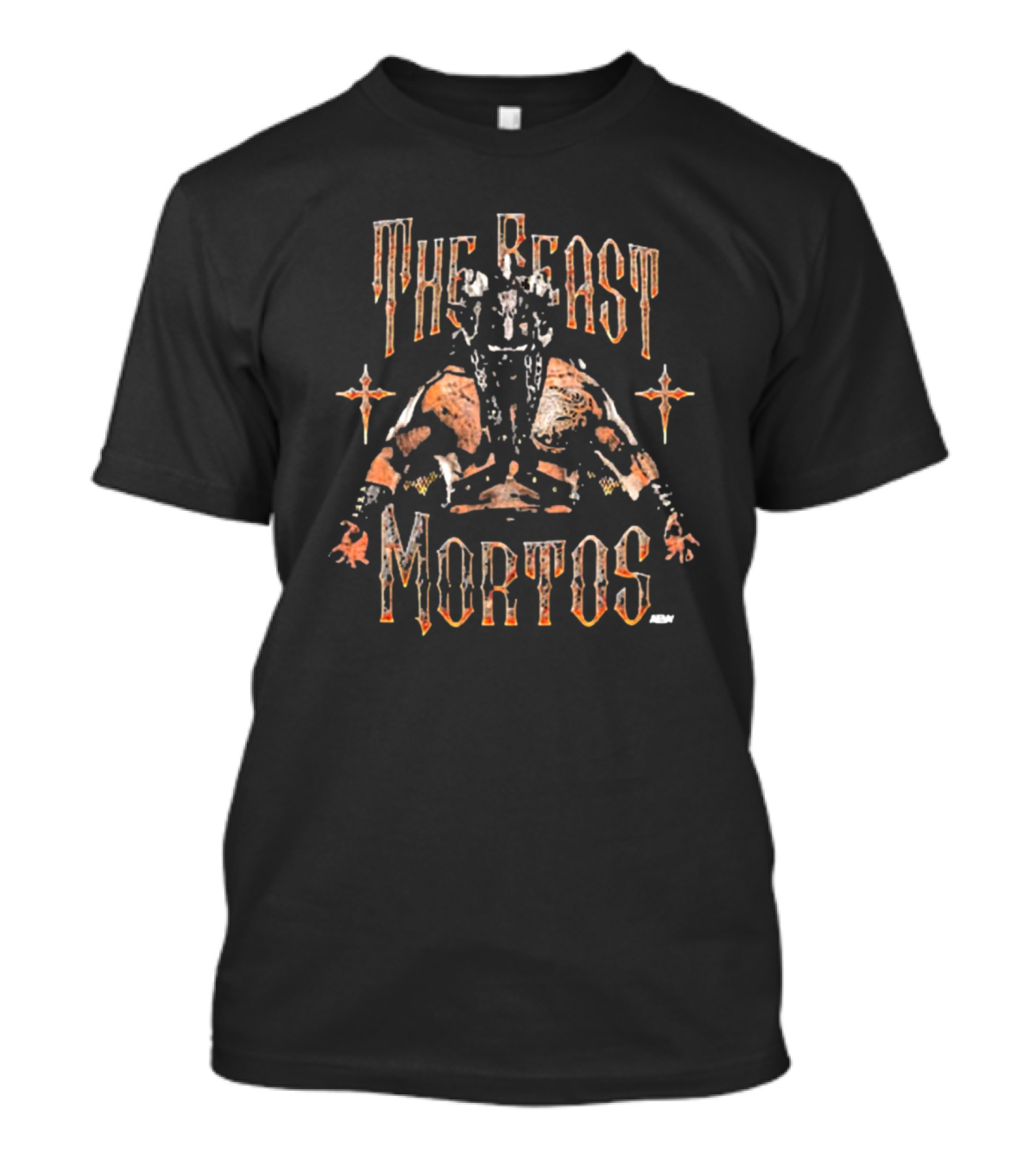 The Beast Mortos AEW Untamed Warrior T-Shirt
