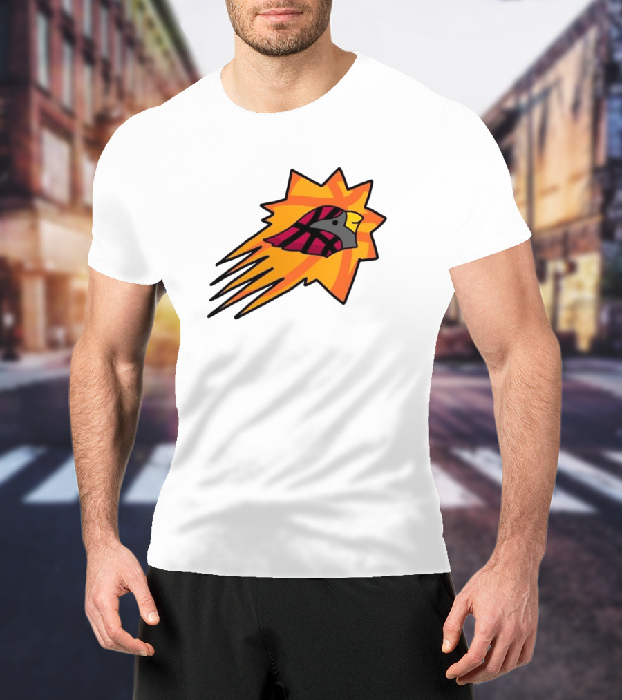 NFL NBA Cardinals Phoenix Suns Logo Mashup Combine T-Shirt