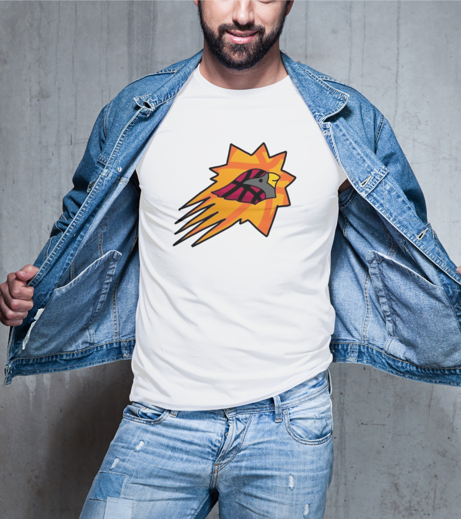 NFL NBA Cardinals Phoenix Suns Logo Mashup Combine T-Shirt