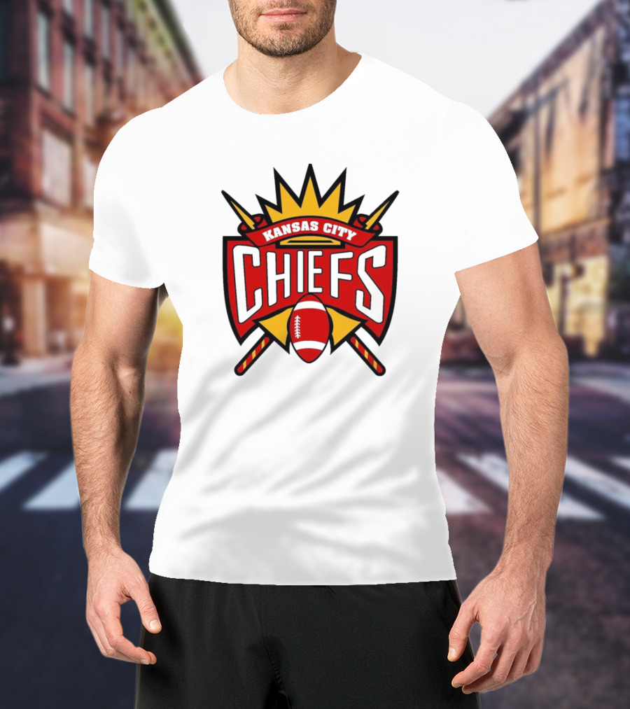 NFL NBA Kansas City Chiefs Sacramento Kings Mashup T-Shirt