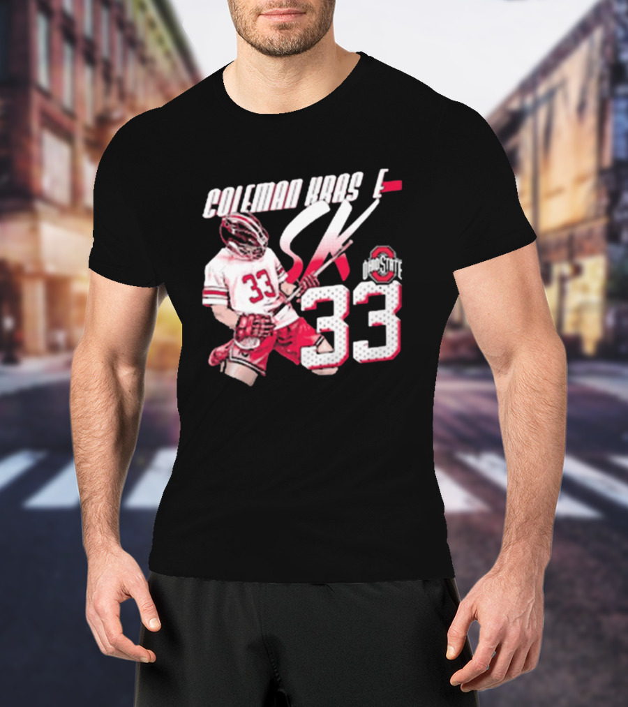 Coleman Kraske Ohio State #33 SKI T-Shirt