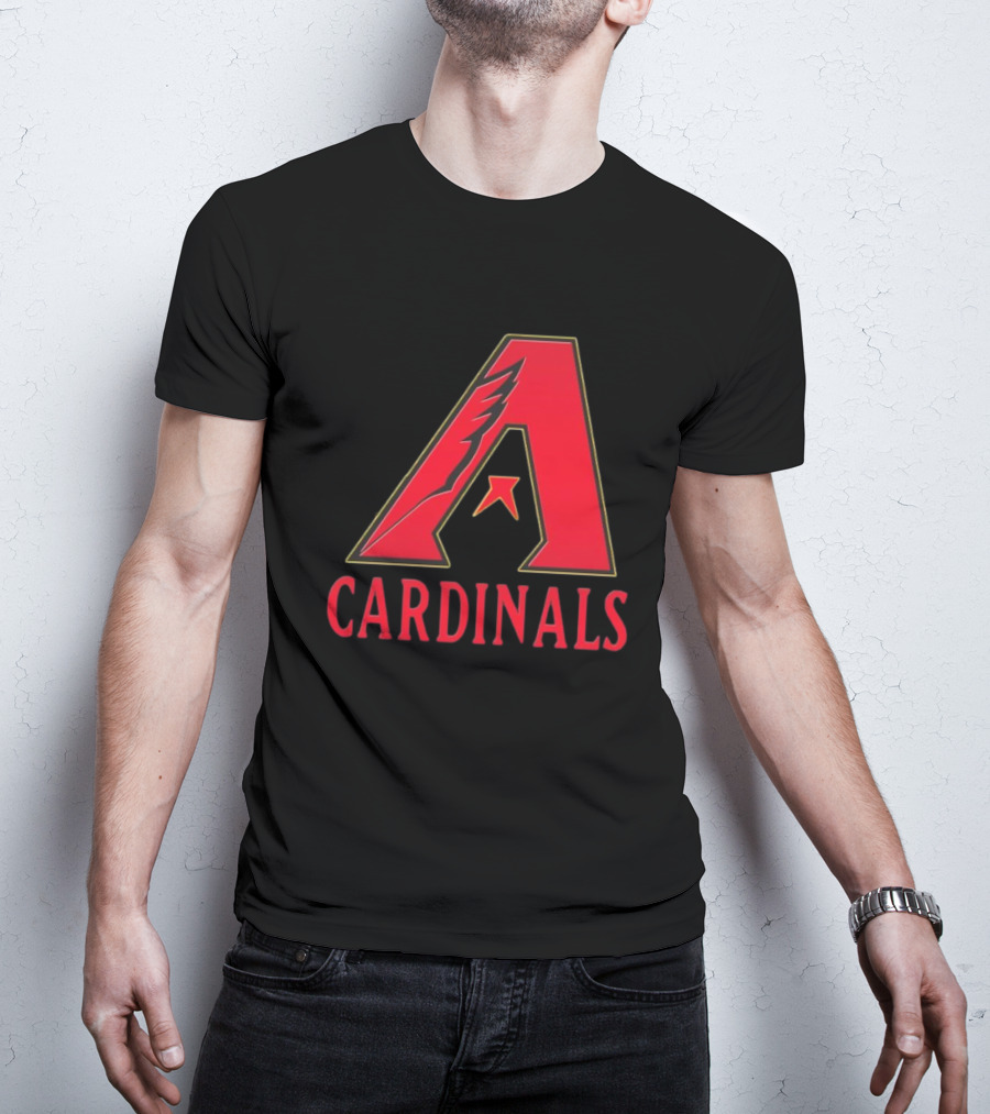 Arizona Cardinals Diamondbacks Mashup NFL MLB T-Shirt