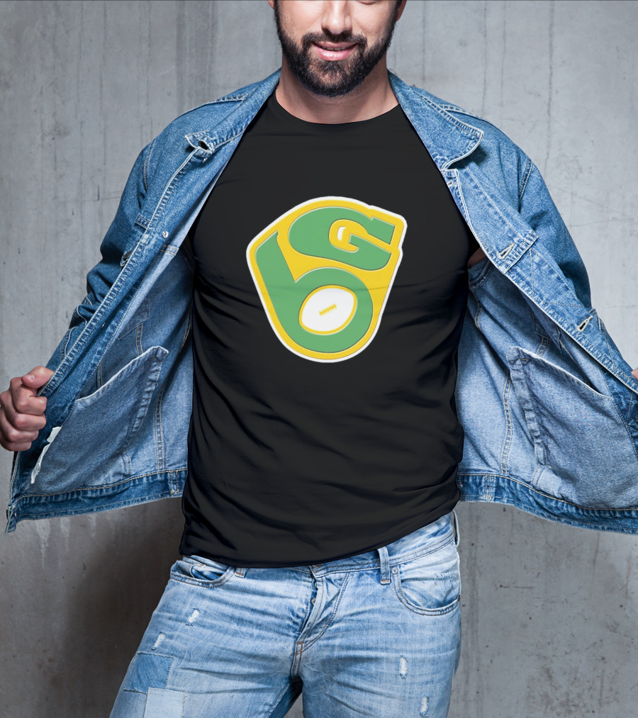 NFL X MLB Green Bay Packers Milwaukee Brewers Logo Mashup T-Shirt
