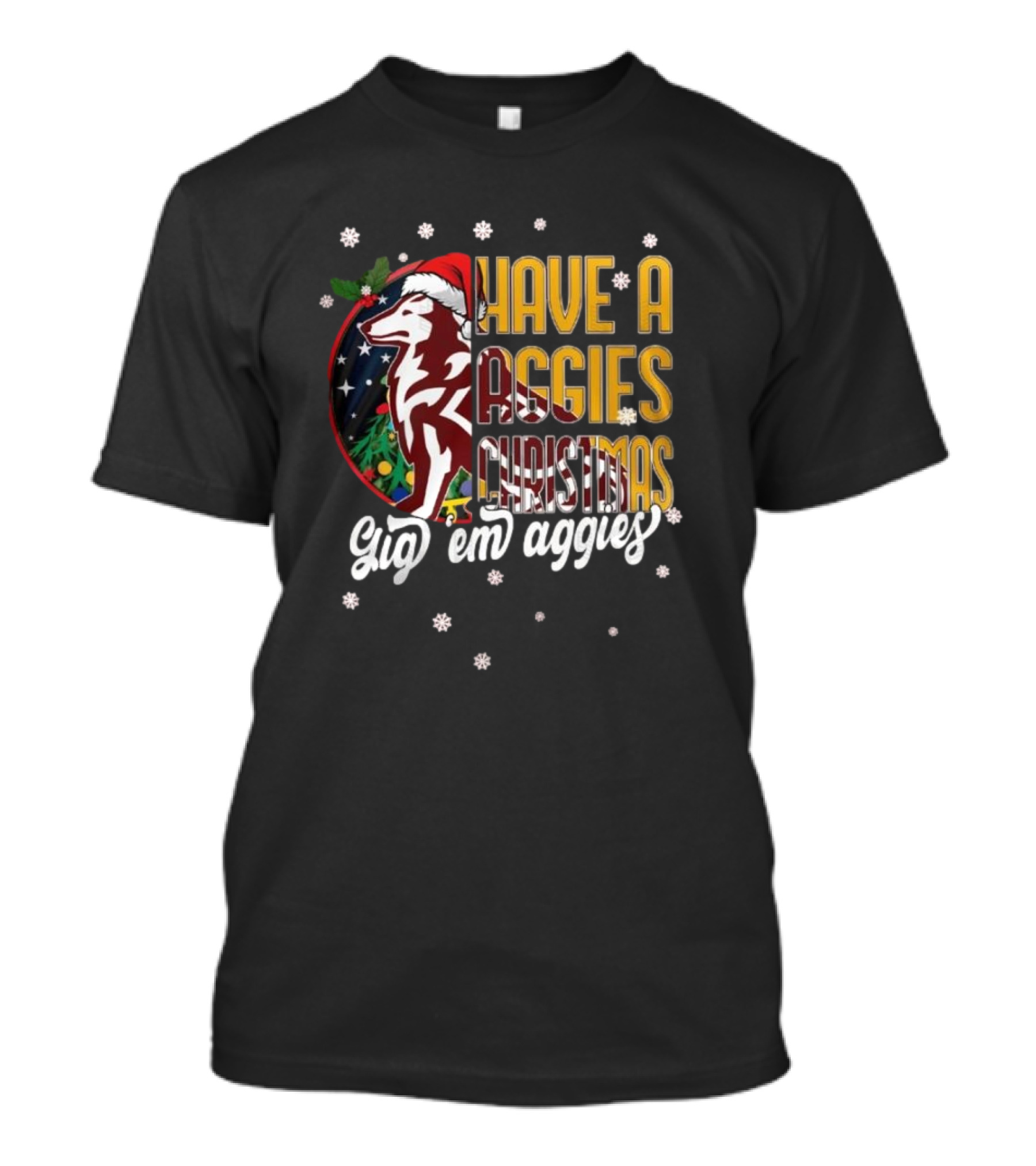 Have A Aggies Christmas Gig 'Em Aggies Texas A&M T-Shirt