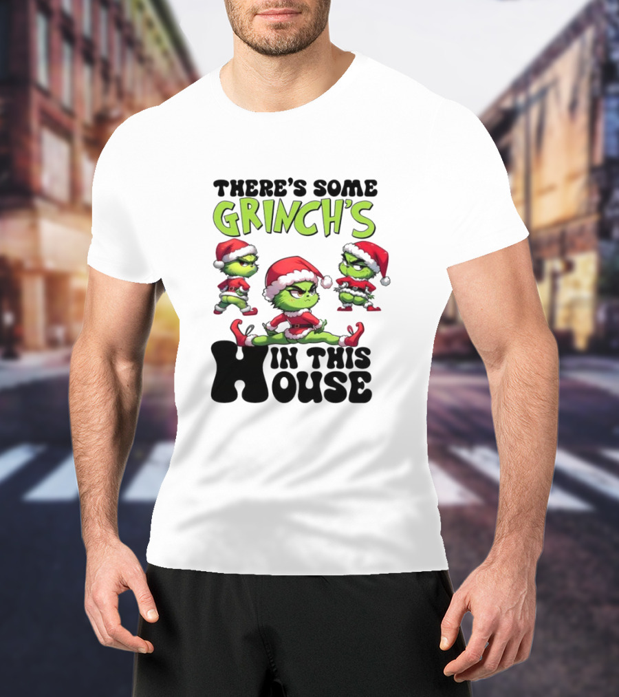 Grinch's Dance Party In This House Christmas T-Shirt