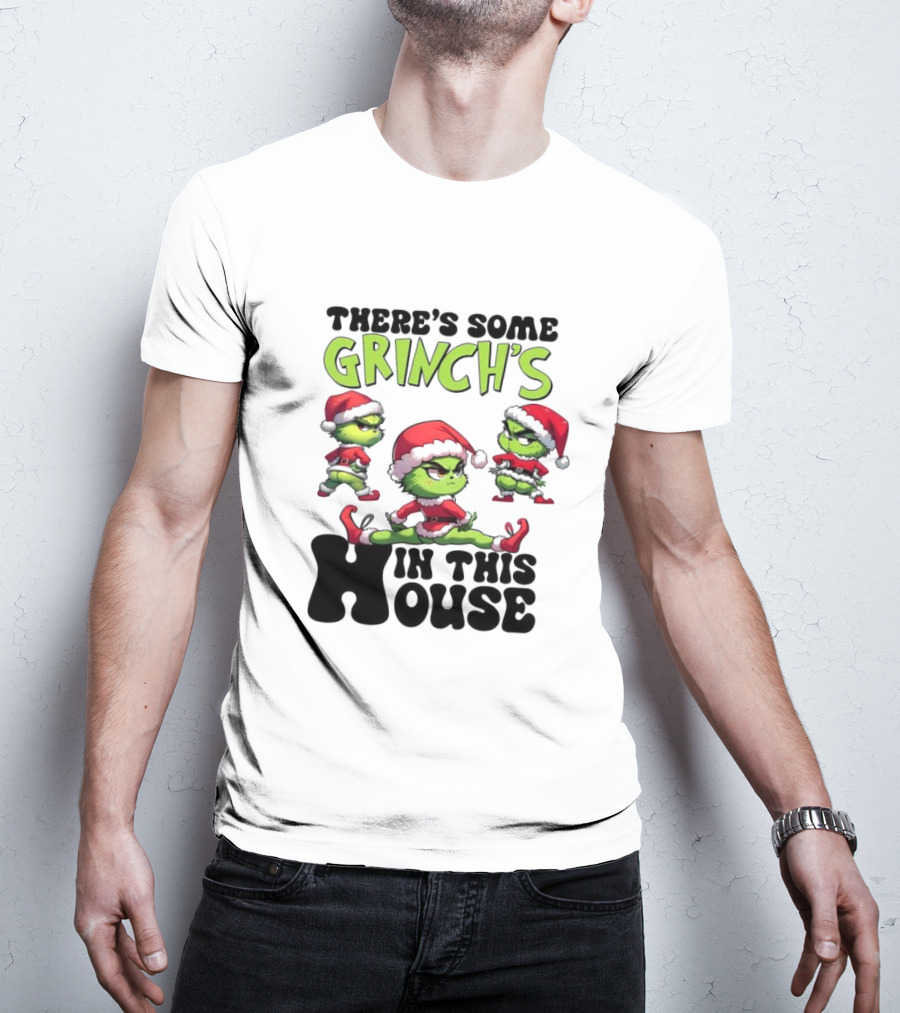Grinch's Dance Party In This House Christmas T-Shirt
